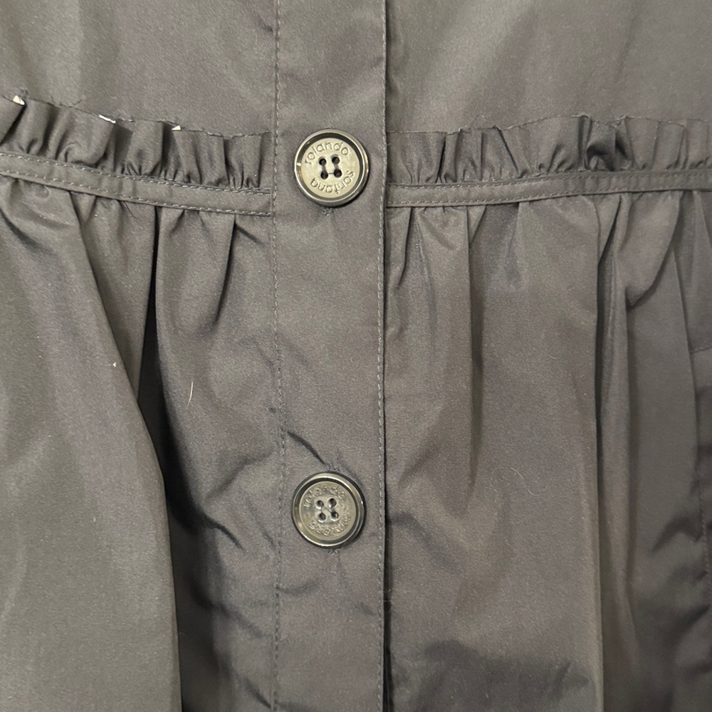 Chic Navy Women's Trench Coat - Picture 3 of 7